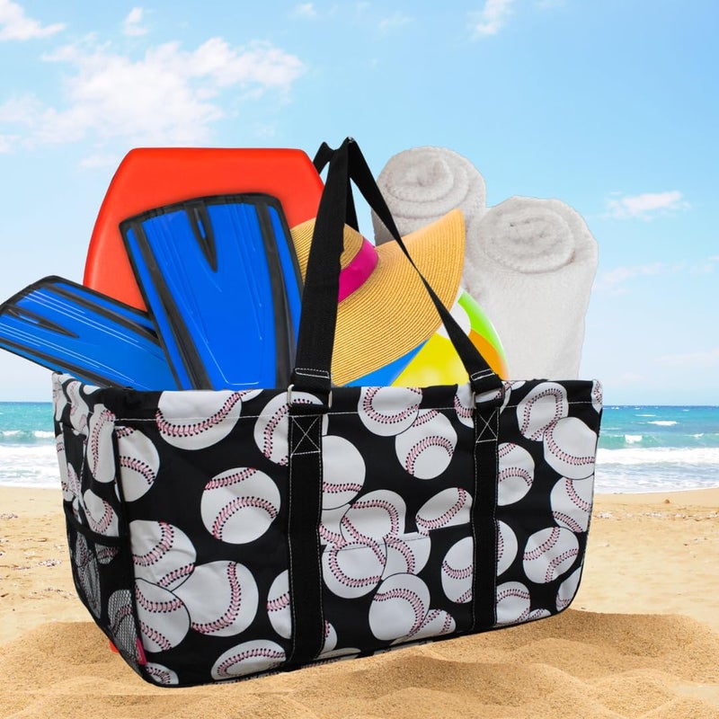 NGIL Utility Tote Bag (Baseball-black) - Image 2
